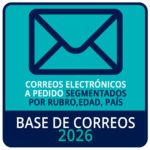 Correos bases de mails a medidida para email marketing