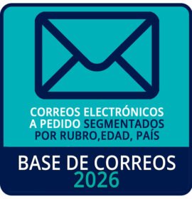Correos bases de mails a medidida para email marketing