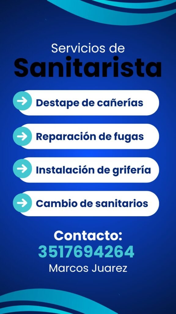 Sanitarista, Plomería, técnico en
