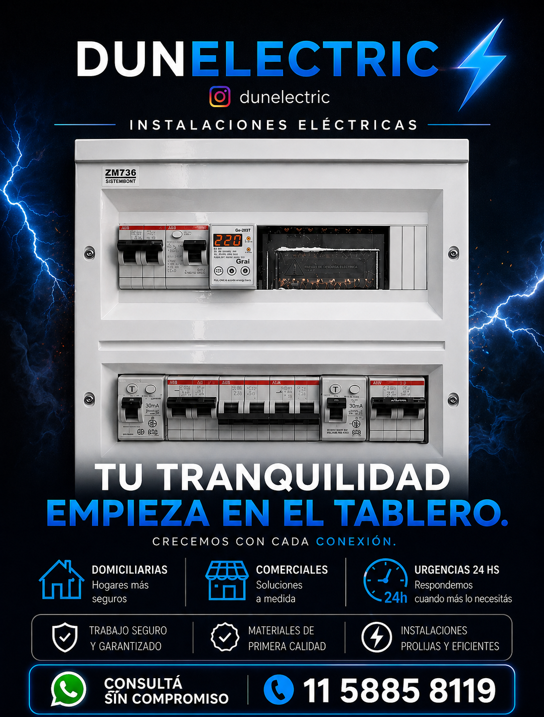 Dunelectric. Servicio eléctrico g
