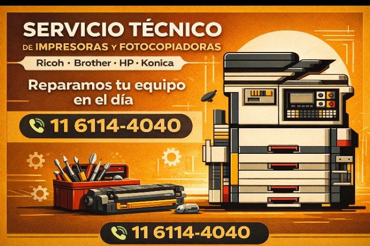 Técnico en impresoras y fotocopia