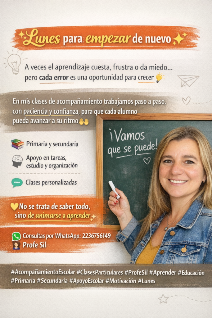 Acompañamiento Escolar presencial