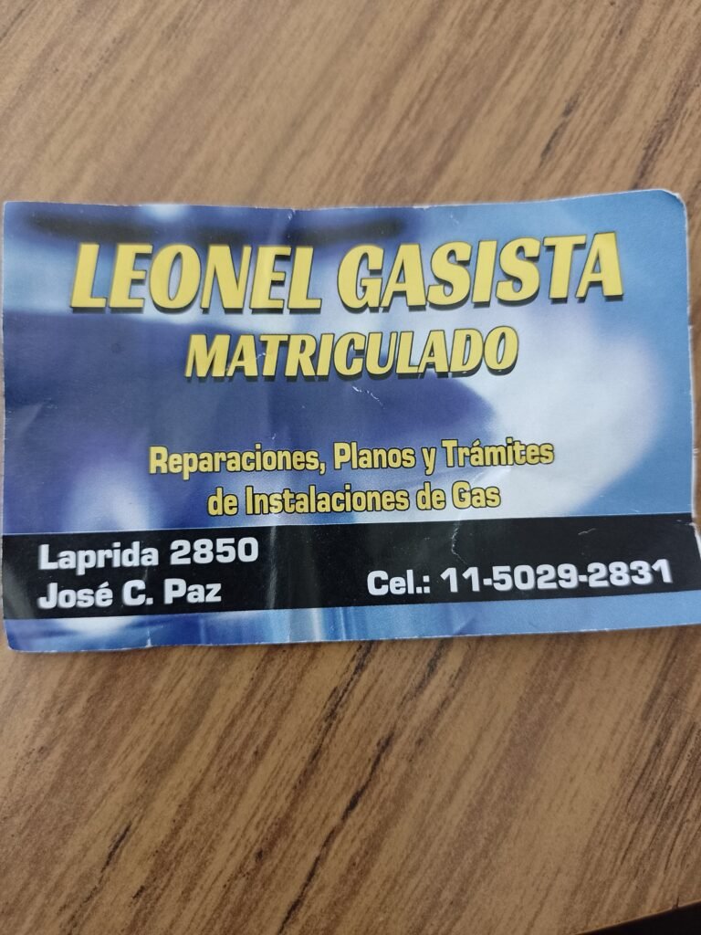 Gasista matriculado