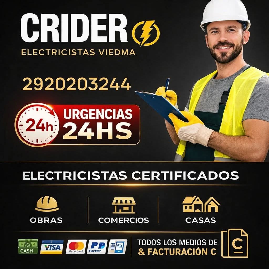 Crider electricista Viedma