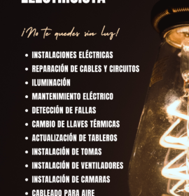 Electricidad domiciliaria y comercial