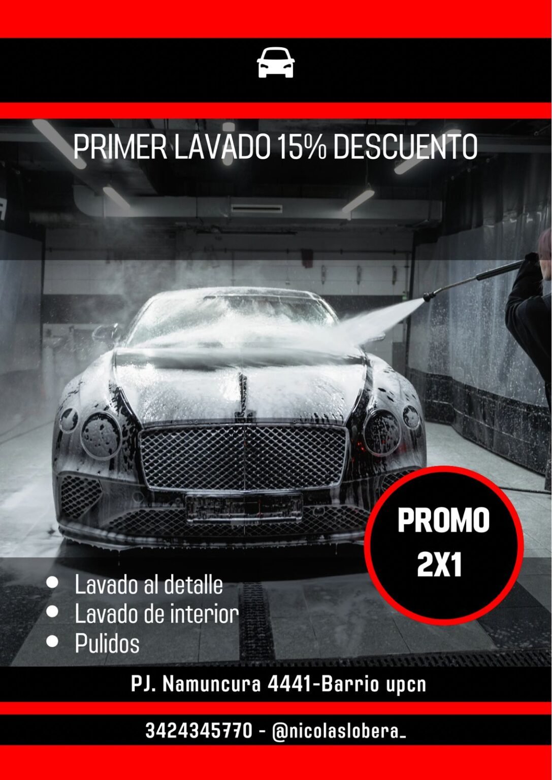 Lavado de autos al detalle
