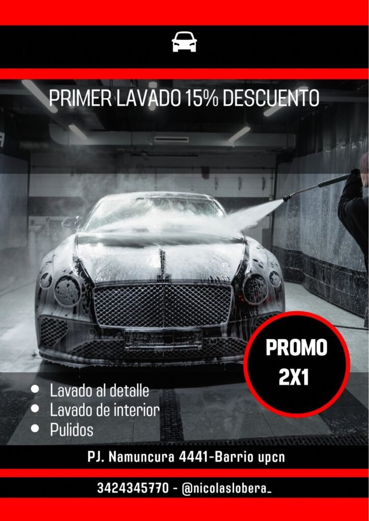 Lavado de autos al detalle