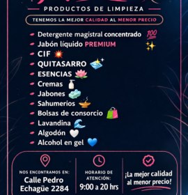 Productos de limpieza