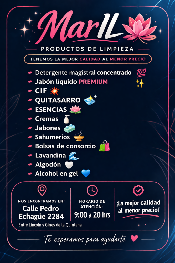 Productos de limpieza