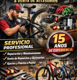 Servís y reparación de bicicletas