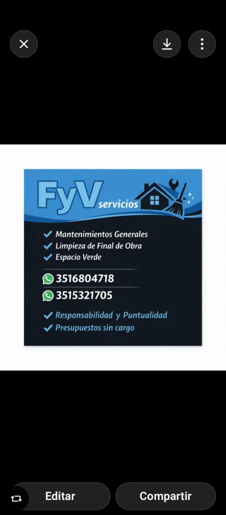 F y v mantenimiento