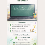 Acompañamiento Escolar presencial y online