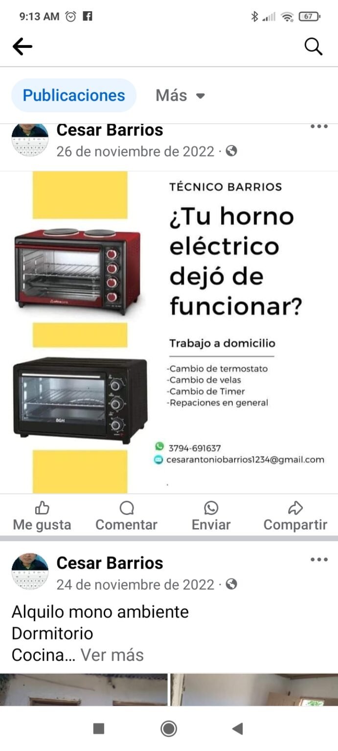 Técnico de hornos electricos