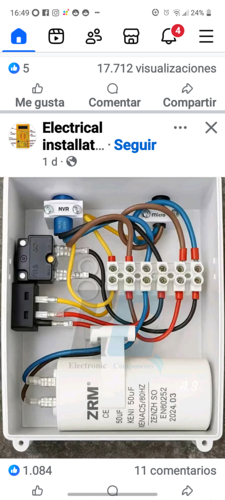 Electricista a domicilio.