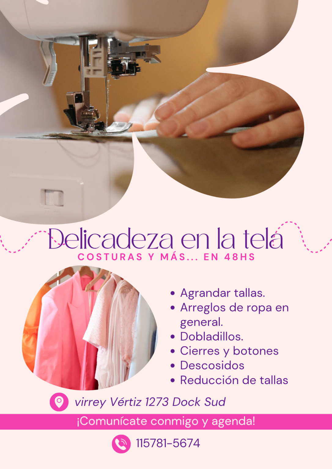 Peluquería y arreglos de ropa