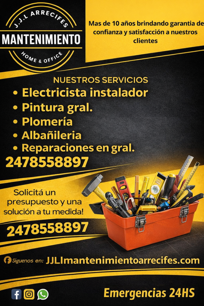 J.J.L Mantenimiento arrecifes
