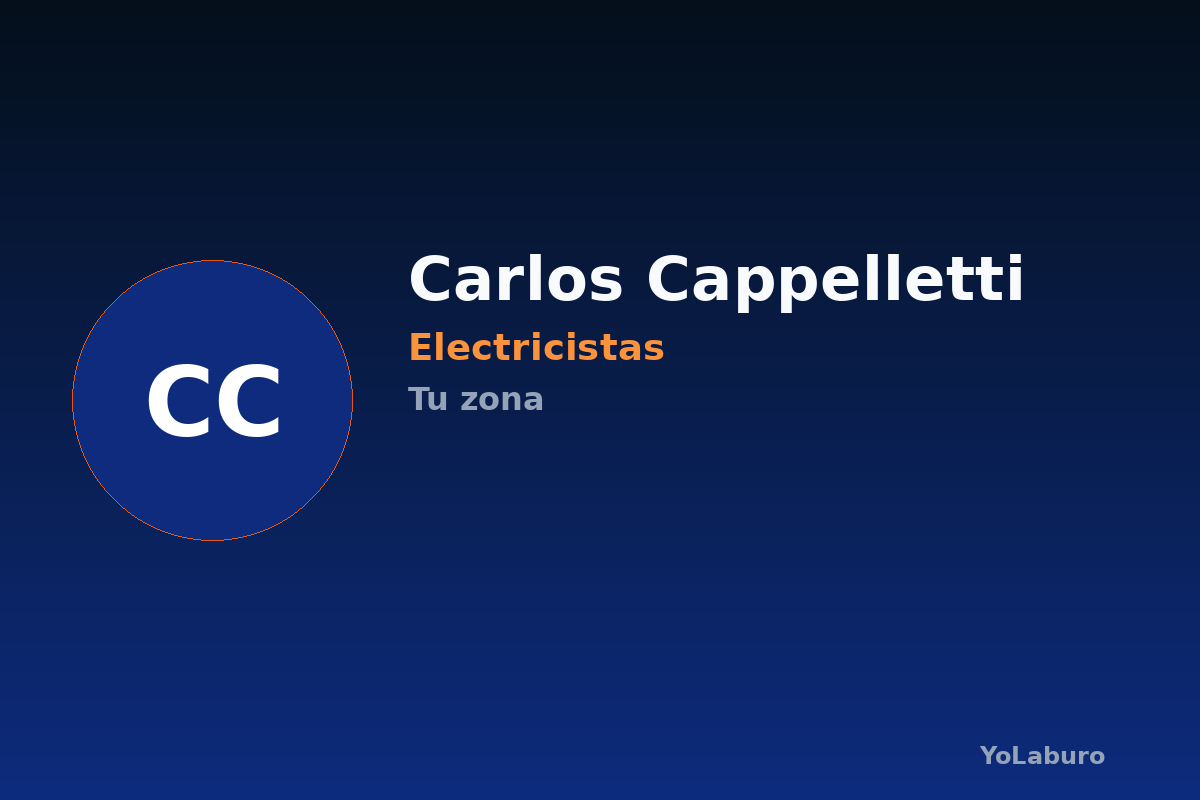Electricista a domicilio 24 HS!