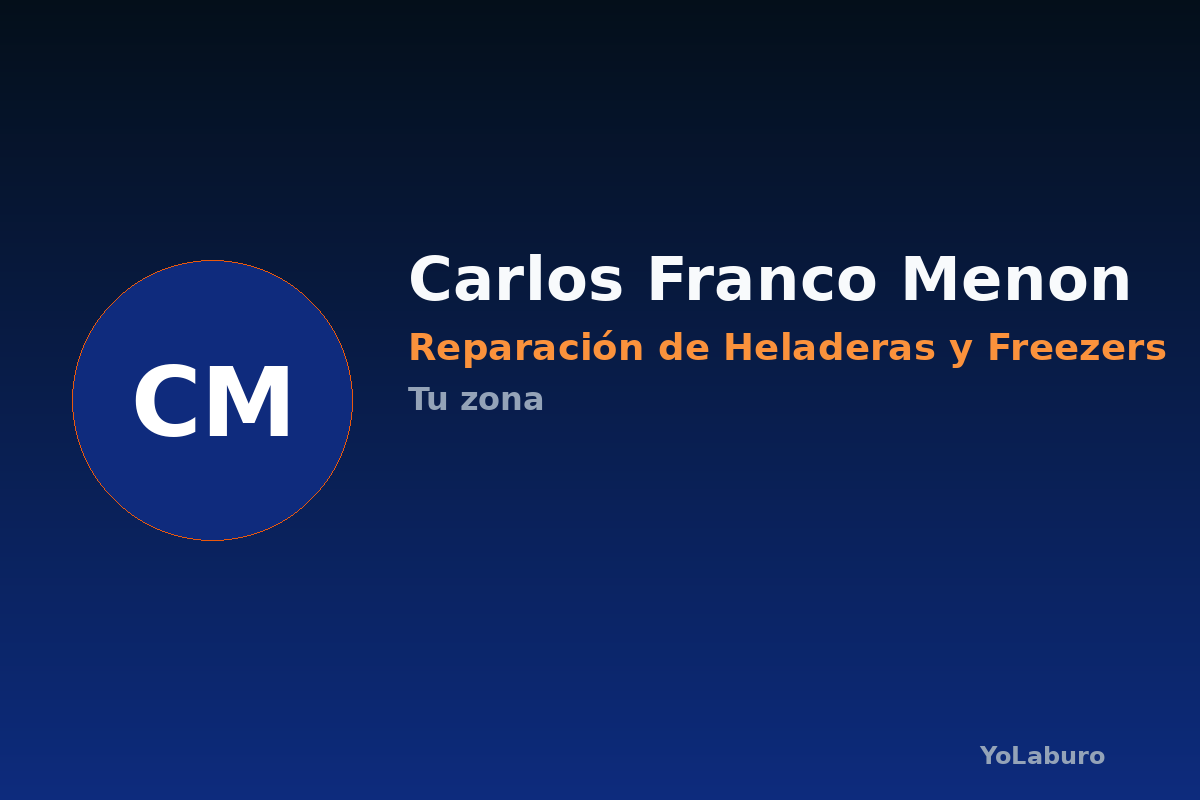 Técnico en refrigeración y lavarr