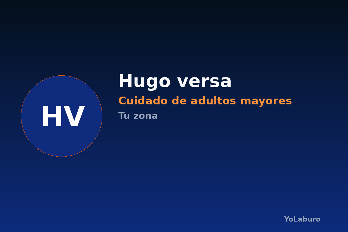 Buena acá cuidador de personas