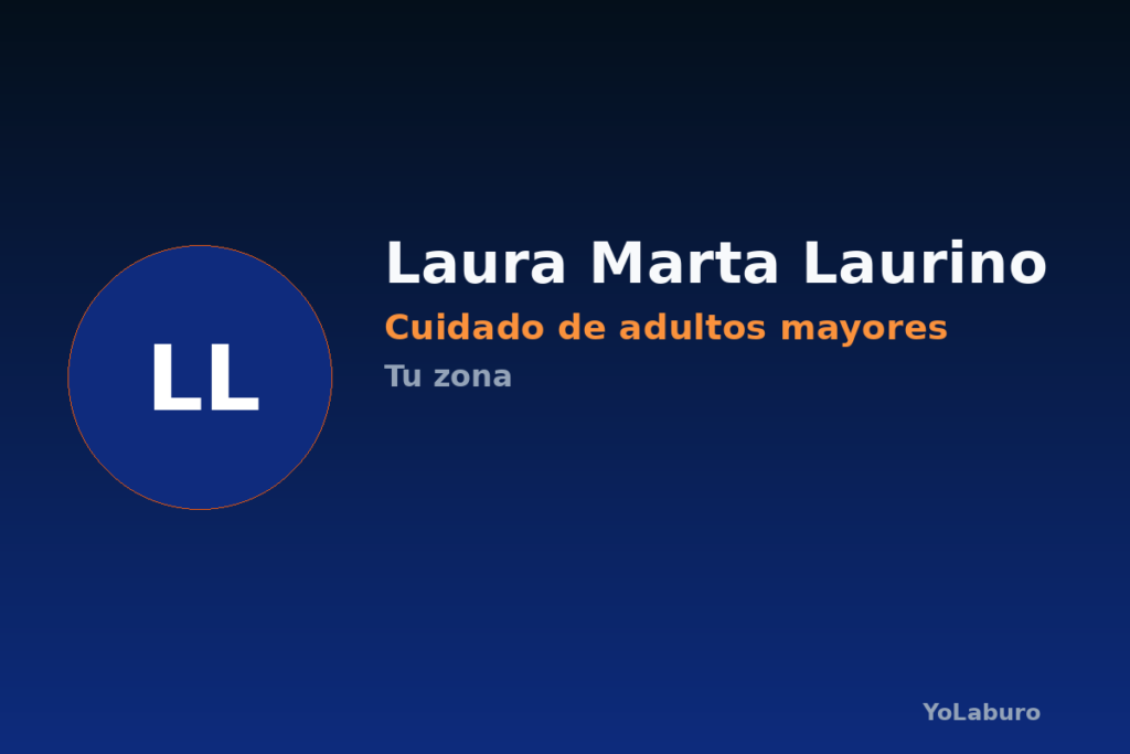 Cuidadora domiciliaria de adultos