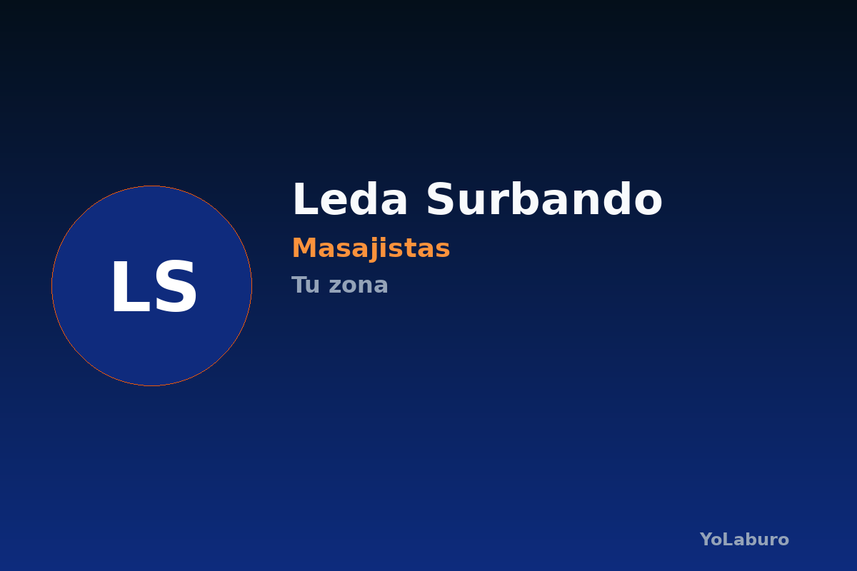 Masajista Profesional