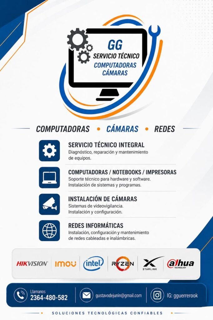 GG servicio técnico de PC y Cámar