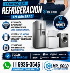 Técnico en refrigeración