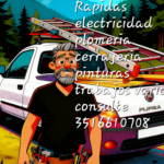 Service en gral electricidad cerrajeria plomeria fletes