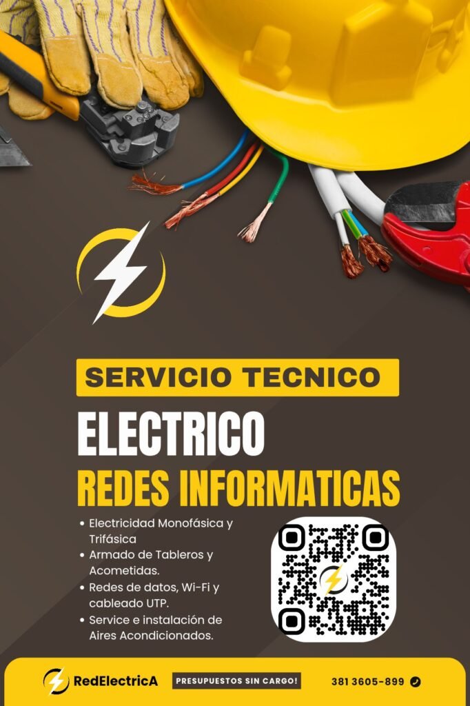 Tecnico Electricista y Redes de I