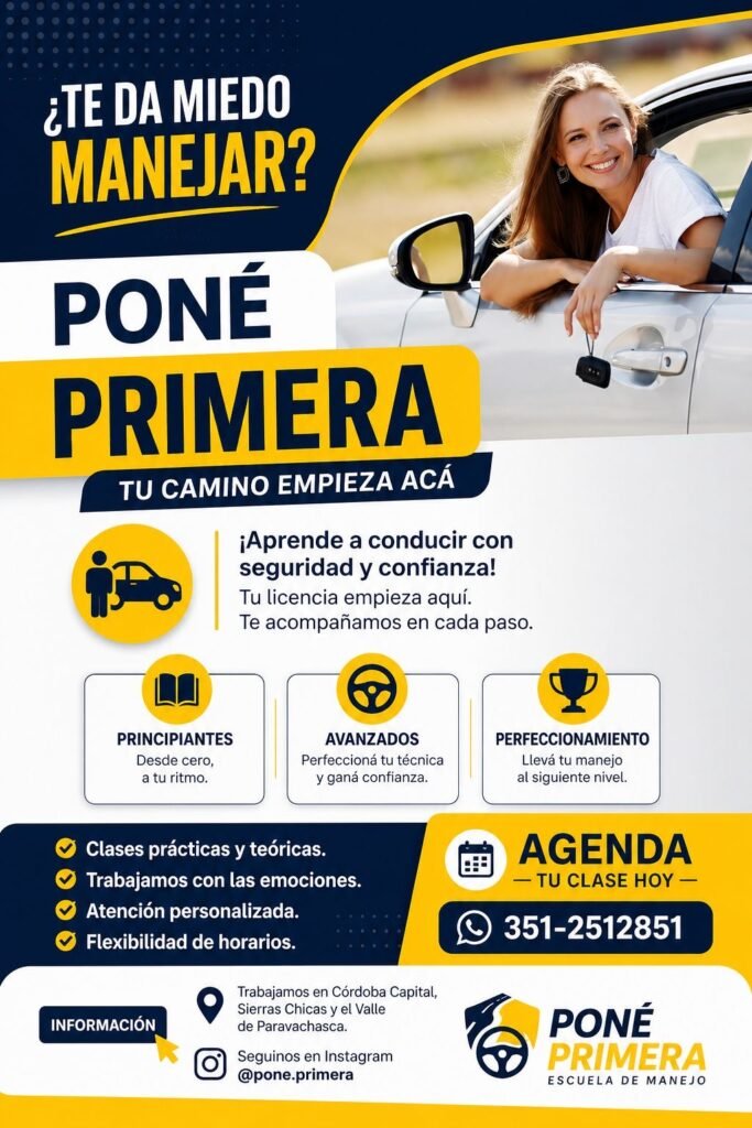PONÉ PRIMERA | Soy instructora de