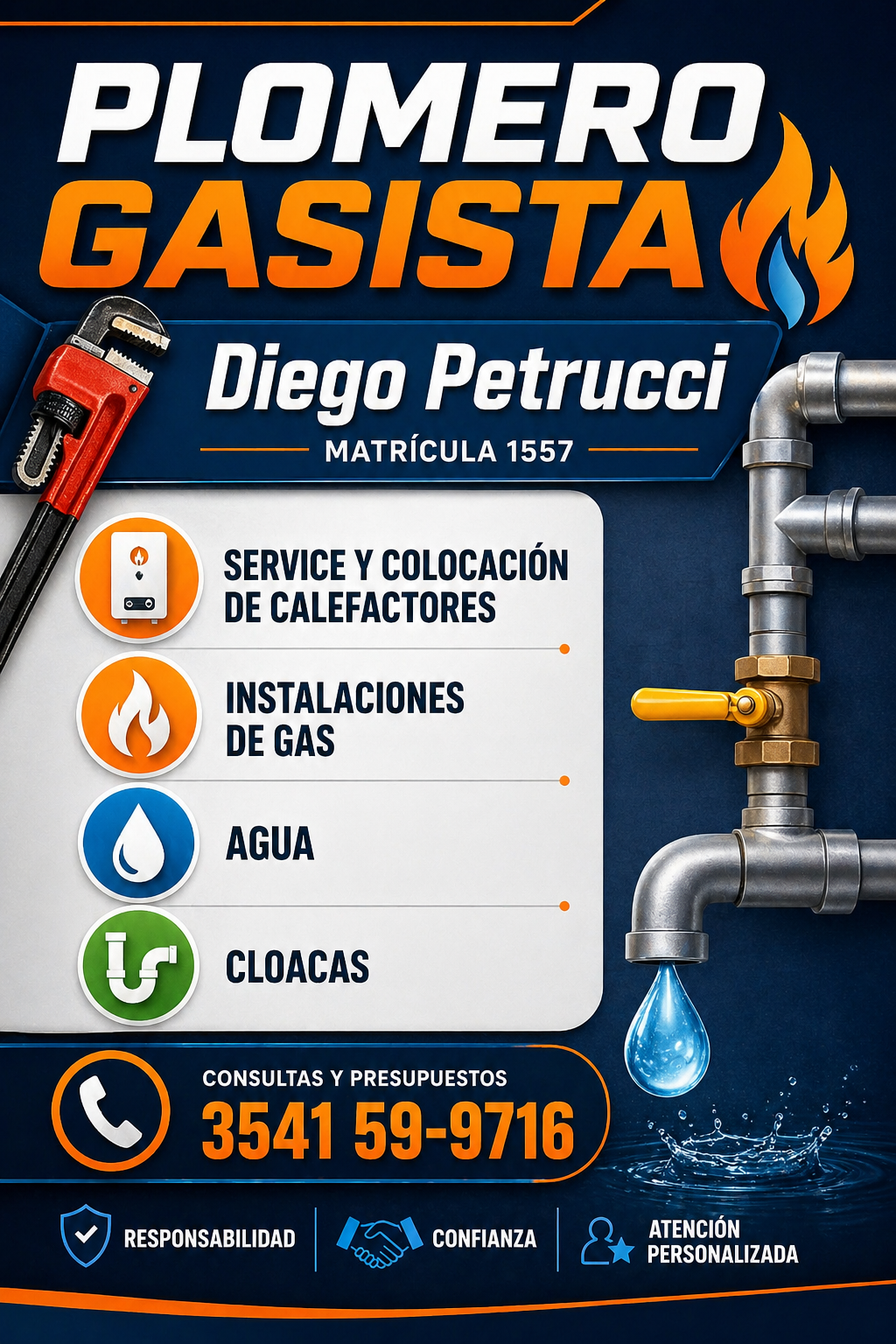 Gasista y plomero