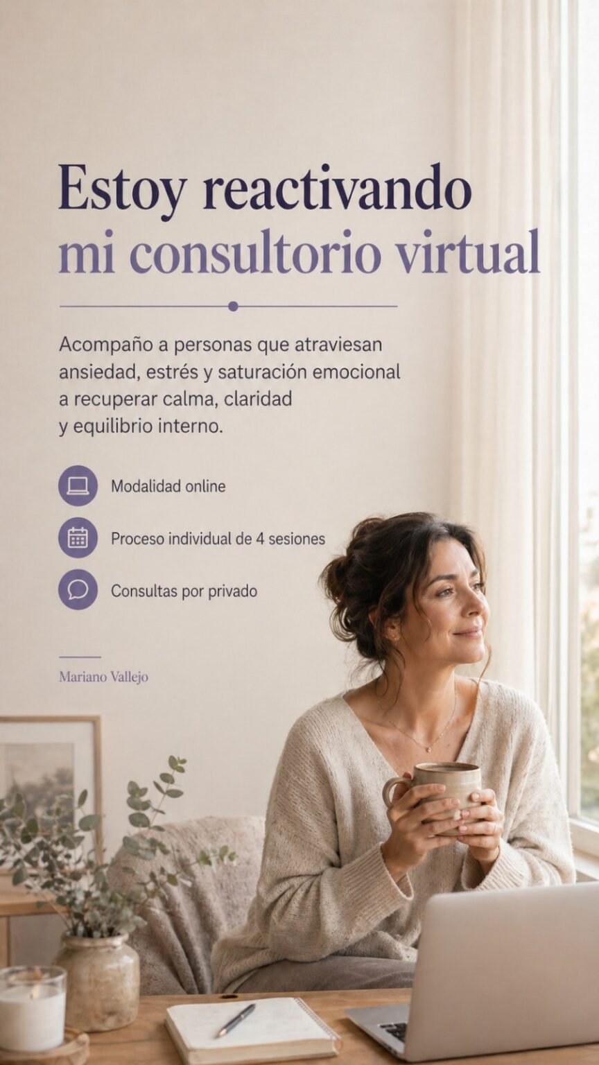 🌟 Sesiones on line (consultorio Terapeutico)🌟