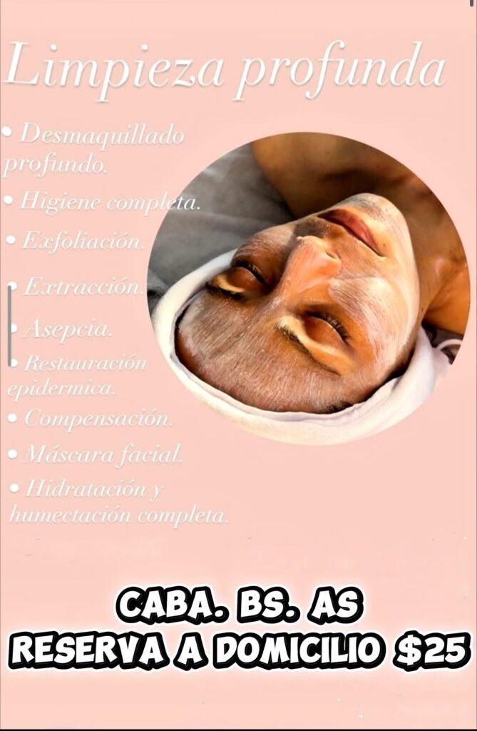 😍 Limpieza facial profesional a d