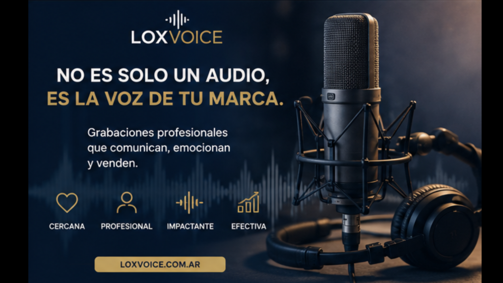 Voz humana para comunicar tus productos/servicios