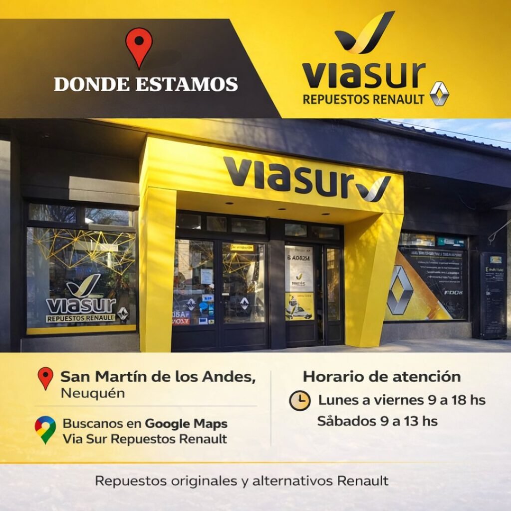 Repuestos Renault Vía Sur San Martín de los Andes
