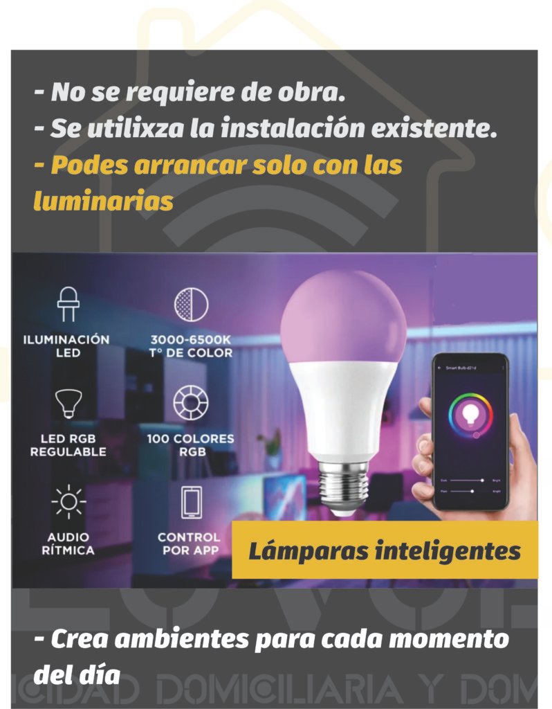 Electricidad domiciliaria y Domót