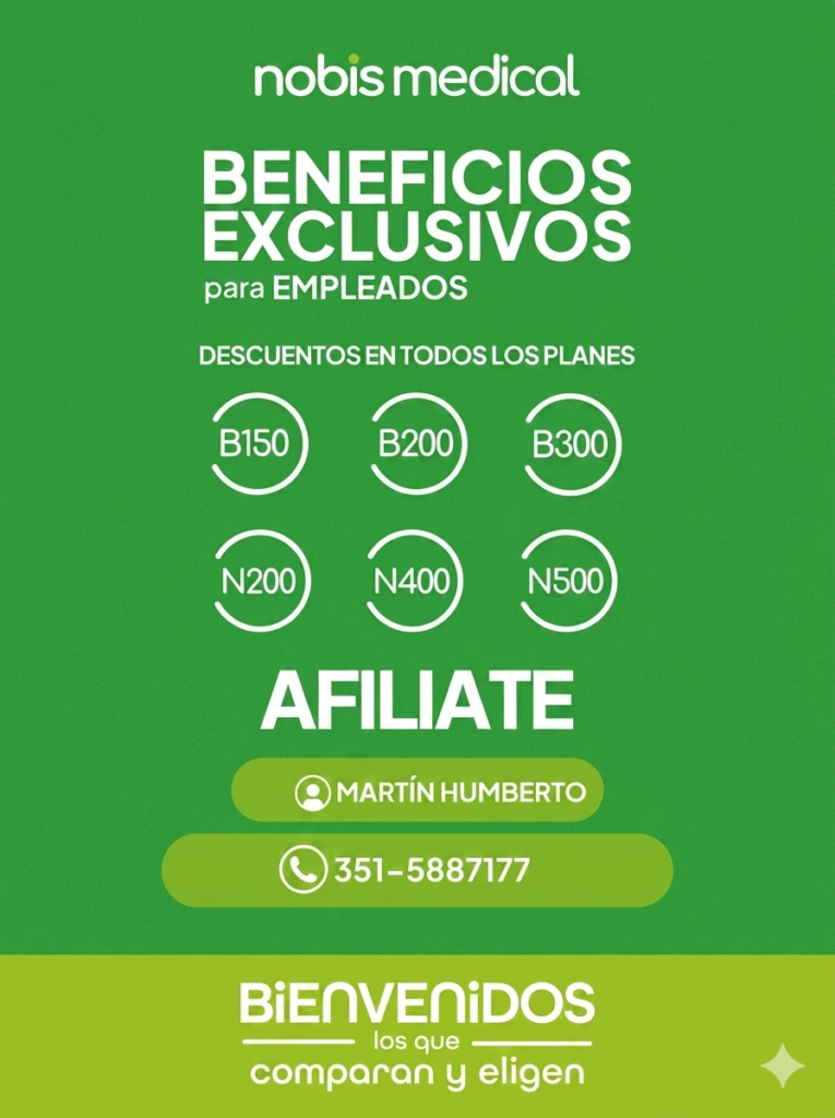 NOBIS MEDICAL – ASESOR DE PLANES
