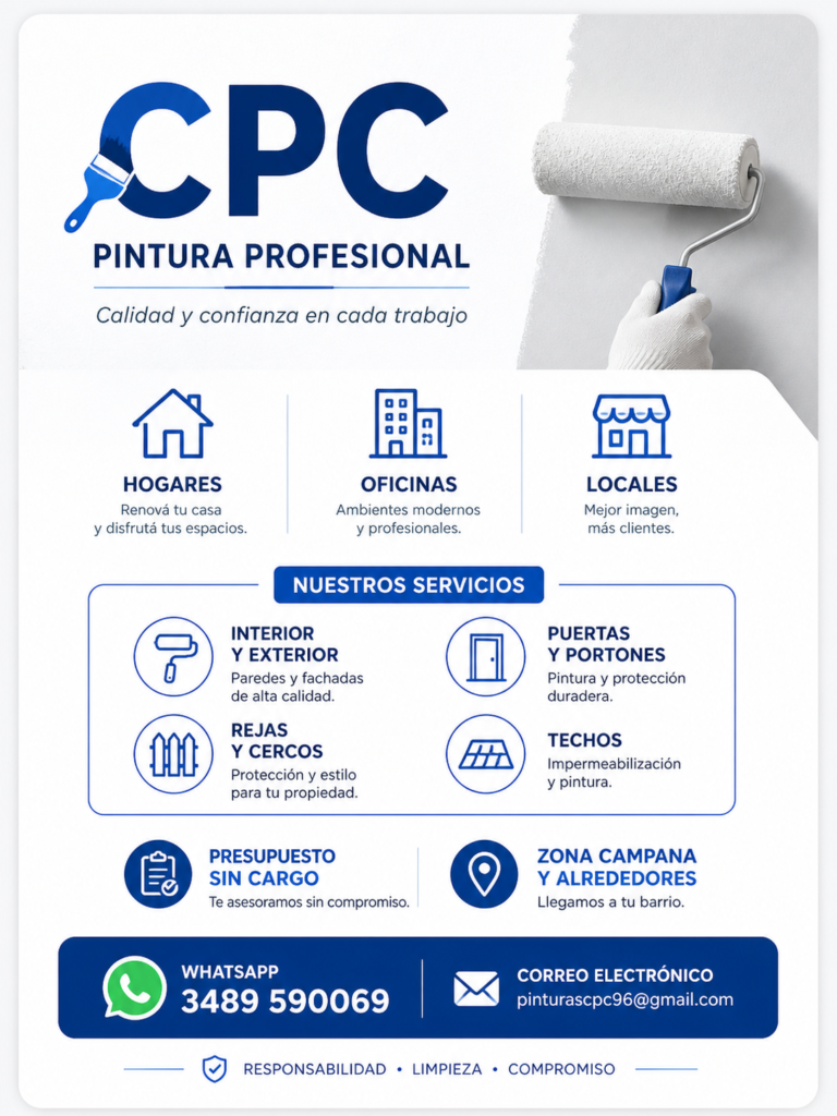 Pintor profesional CPC