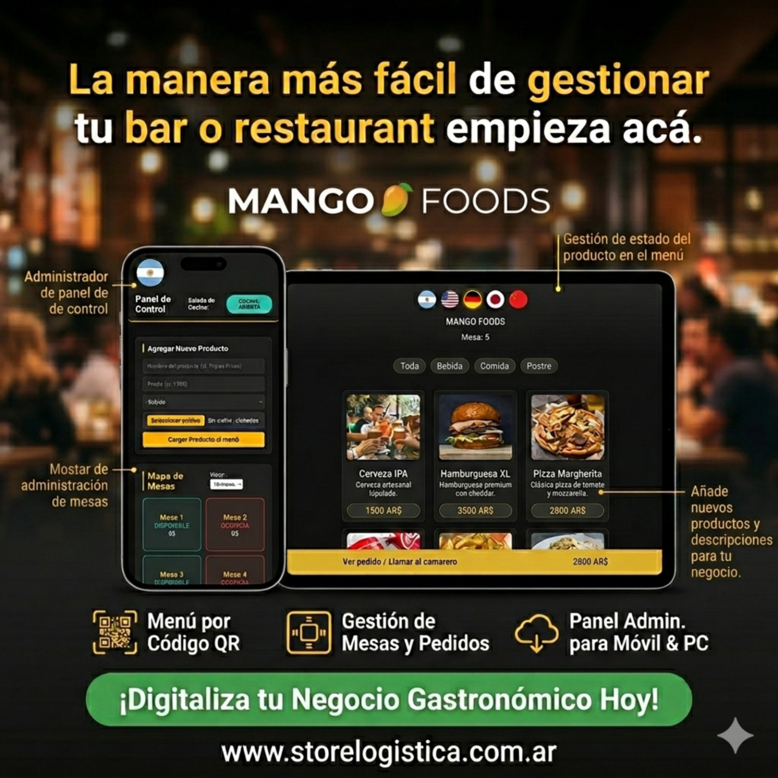 Sist.de Gestión para Bares y Rest