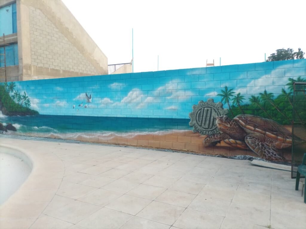 Murales aerografías.