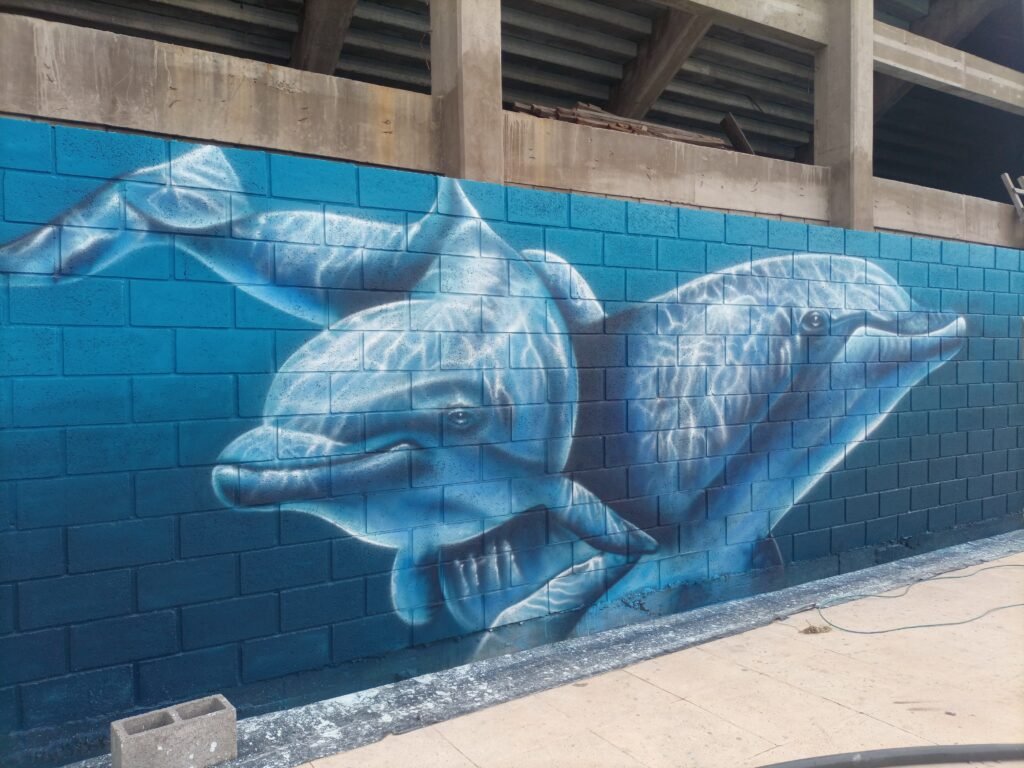 Murales aerografías.