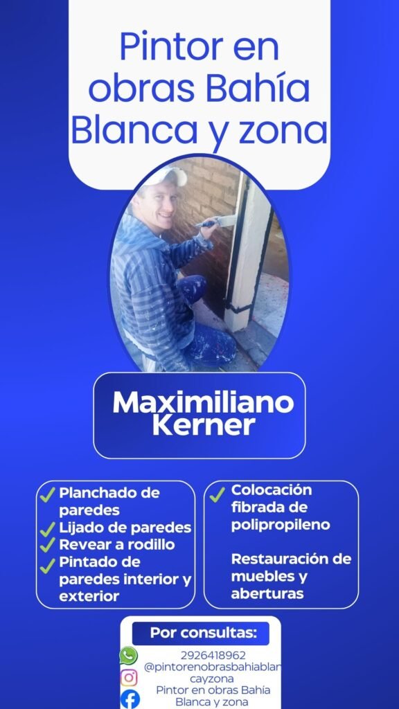 Pintor en obras