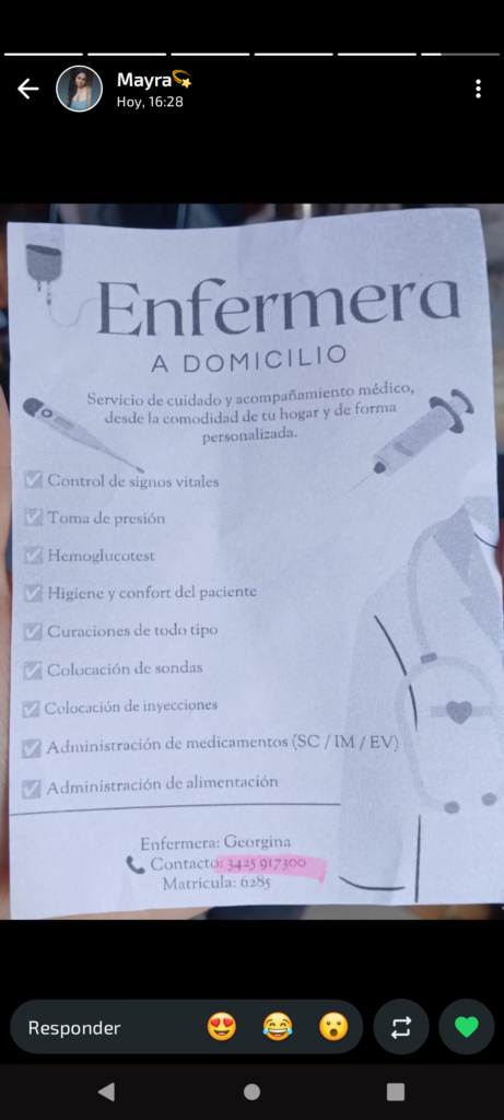 Enfermeria y cuidados domiciliari