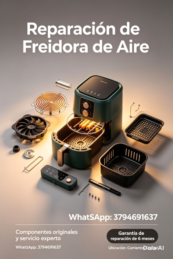 Reparo freidora de aire