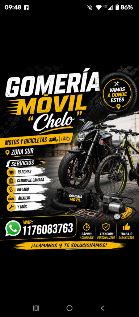 Gomería móvil ” CHELO “