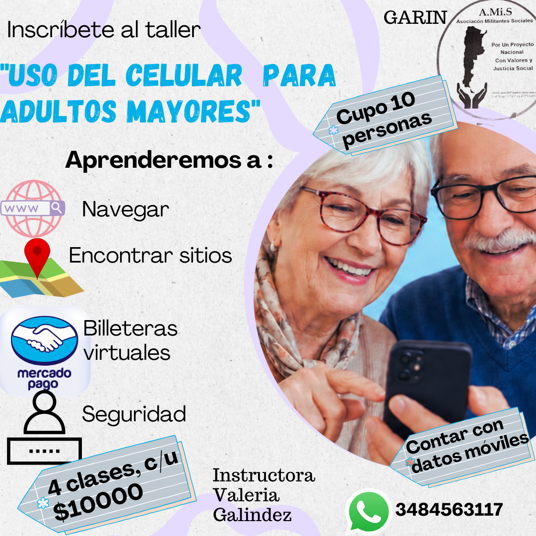 “uso del celular Adultos mayores