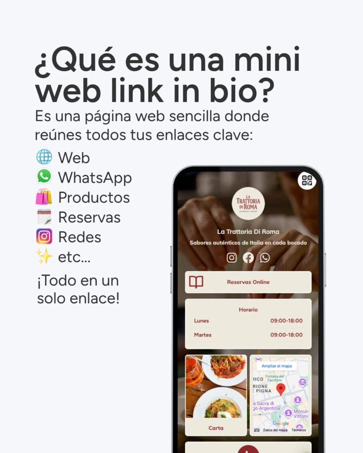 Diseño de mini webs, tarjetas dig