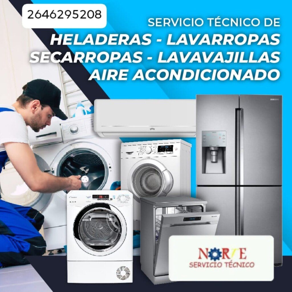 Serv. Técnico lavarropas heladera
