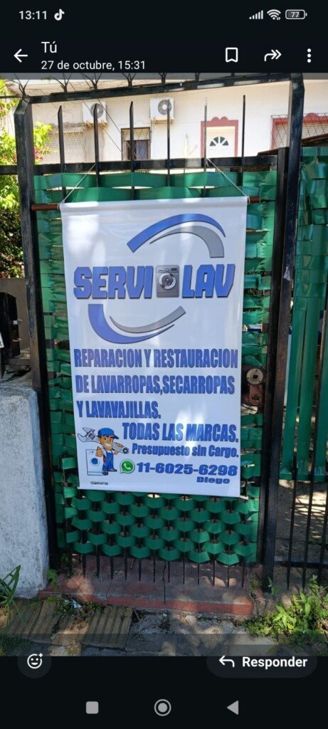 Técnico en rep de lavarropas