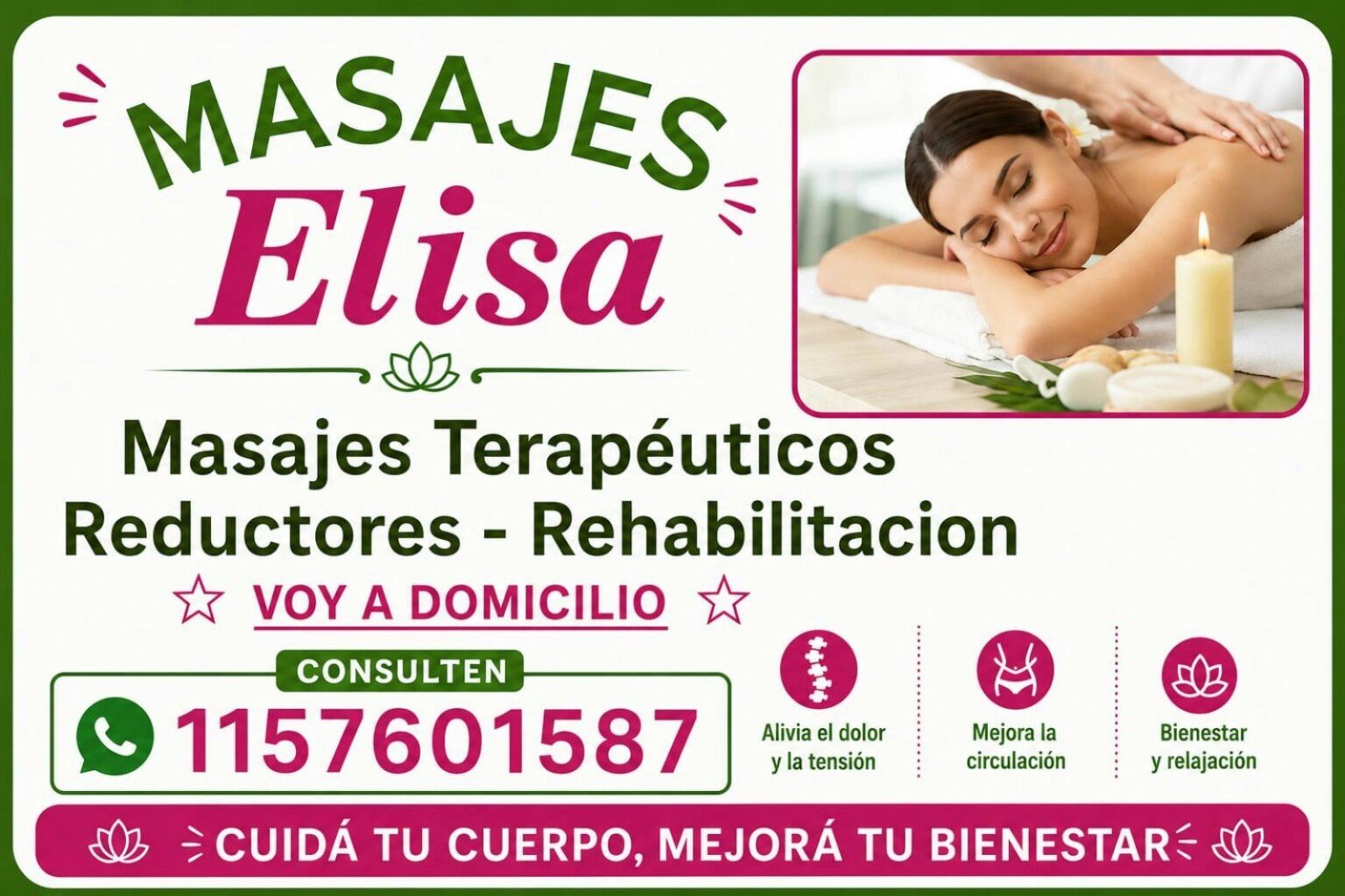 Masajista , terapeuta,Rehabil